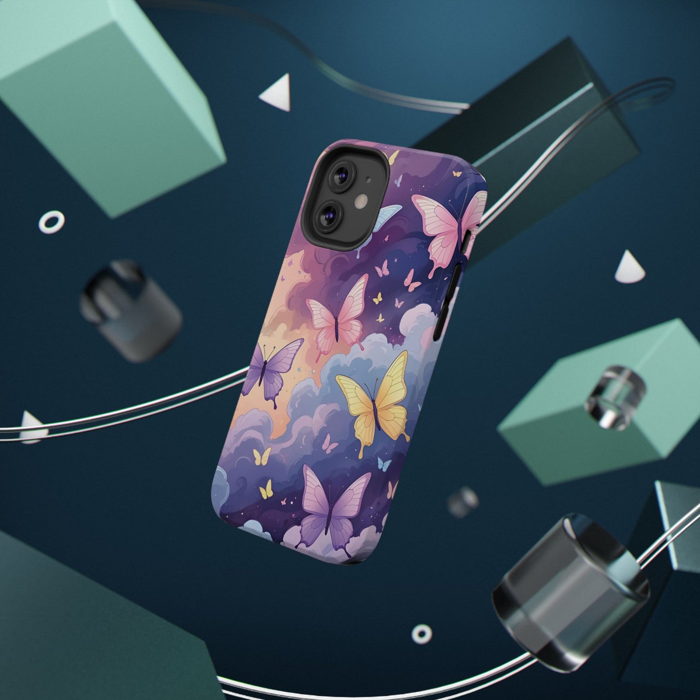 Whimsical Butterfly Phone Case – Nature-Inspired Protection in Vibrant Color