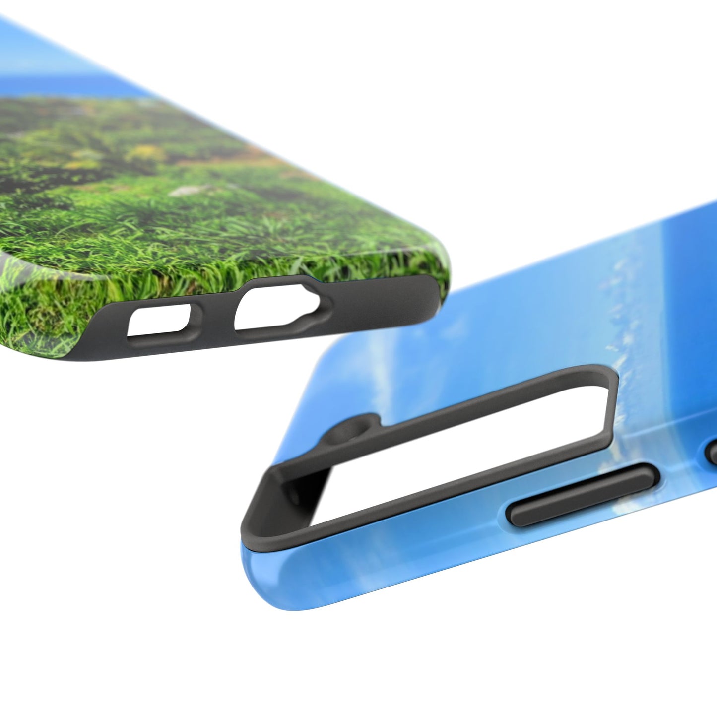 iPhone and Samsung phone Cases - Tropical Ocean View, Durable Cover for Beach Lovers
