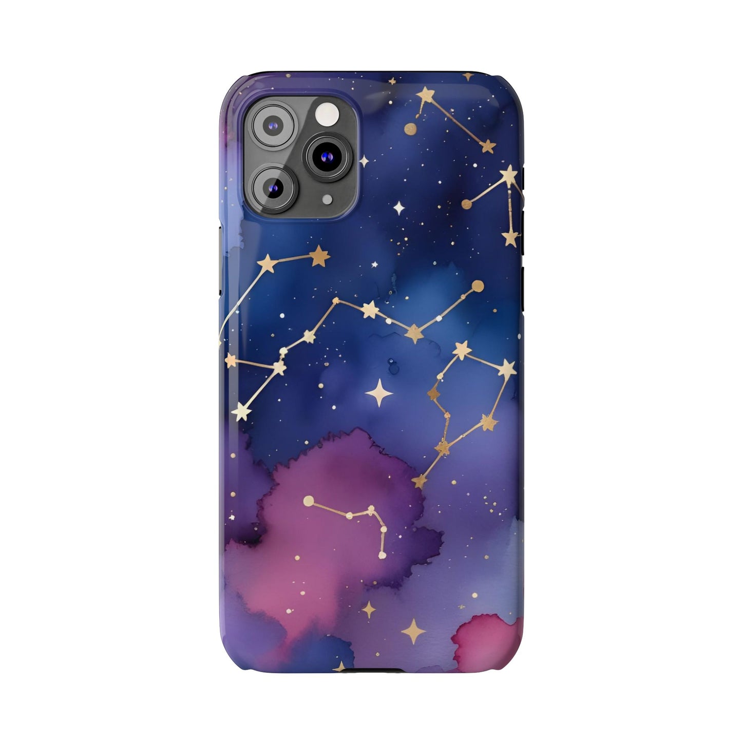 Galaxy Slim Phone Case - Cosmic Constellation Design for Stargazers and Astrology Lovers