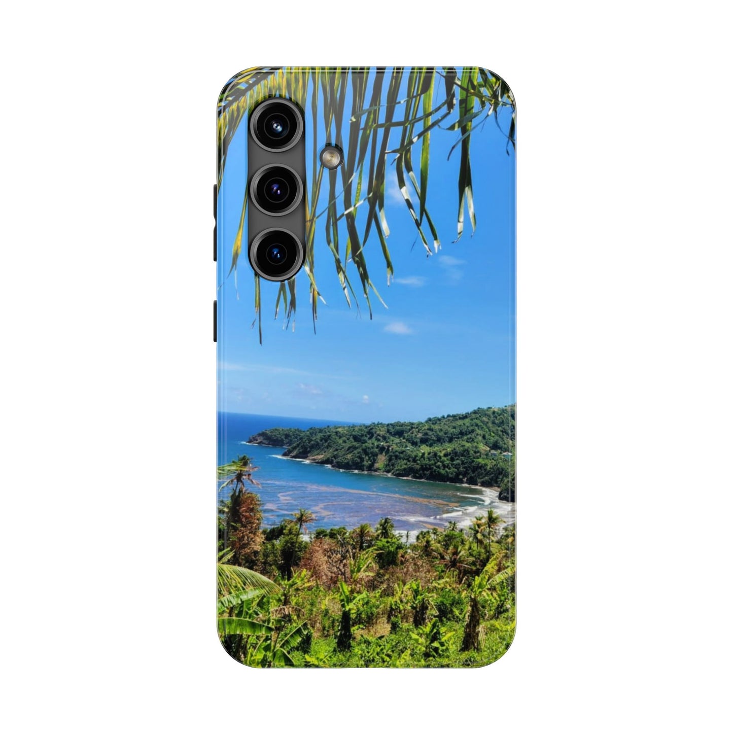 Nature-inspired tropical iphone and Samsung phone cases perfect for summer. Ideal for beach trips, vacations,