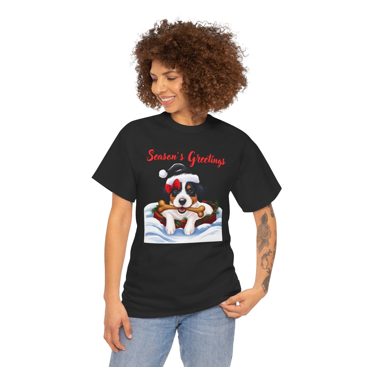 Cute Puppy Holiday T-shirt