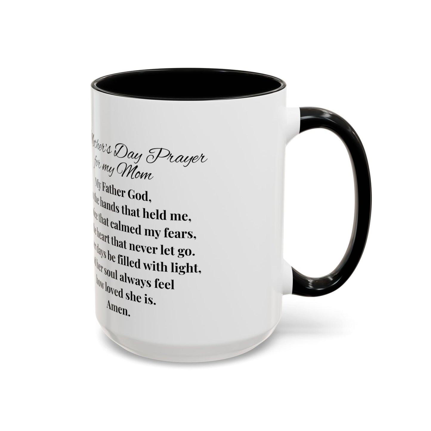 Mom Mother's Day Prayer Mug- African/American/Caribbean Mother's Day Prayer Coffee Mug, Inspirational