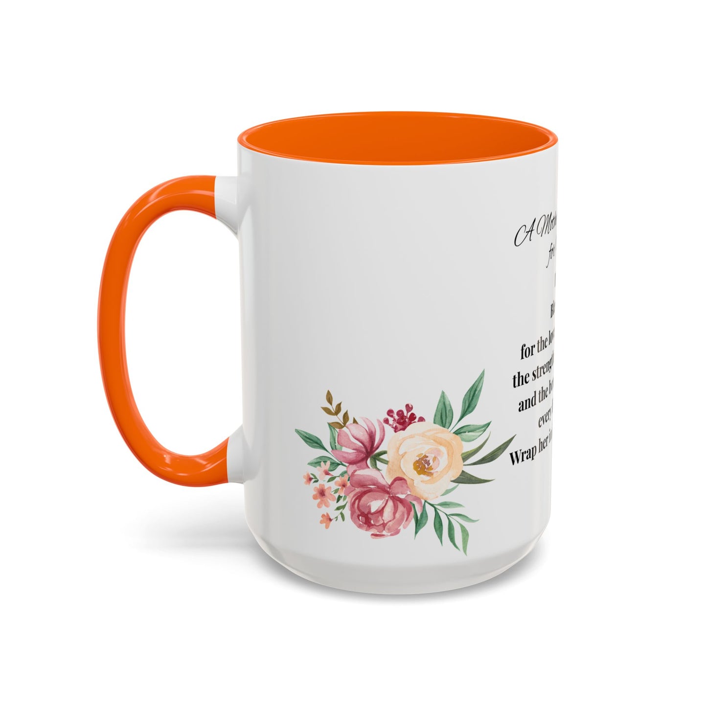 Sister Prayer Mother's Day Coffee Mug - Perfect Mother's Day Gift, Floral design
