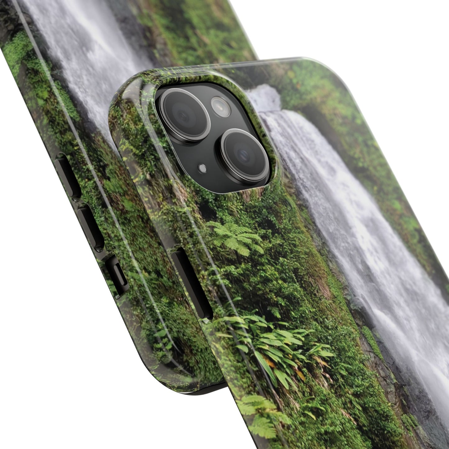 Nature Island Trafalgar Waterfall inspired Tough IPhone and Samsung phone Cases - Durable Protection for Outdoor Adventure