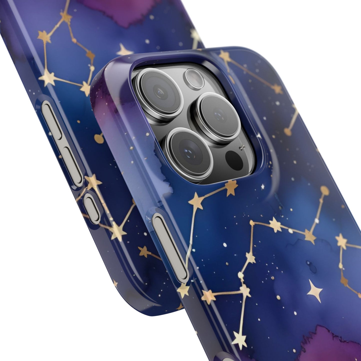 Galaxy Slim Phone Case - Cosmic Constellation Design for Stargazers and Astrology Lovers