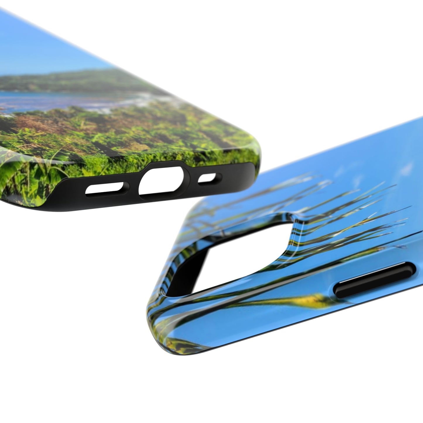 Nature-inspired tropical iphone and Samsung phone cases perfect for summer. Ideal for beach trips, vacations,