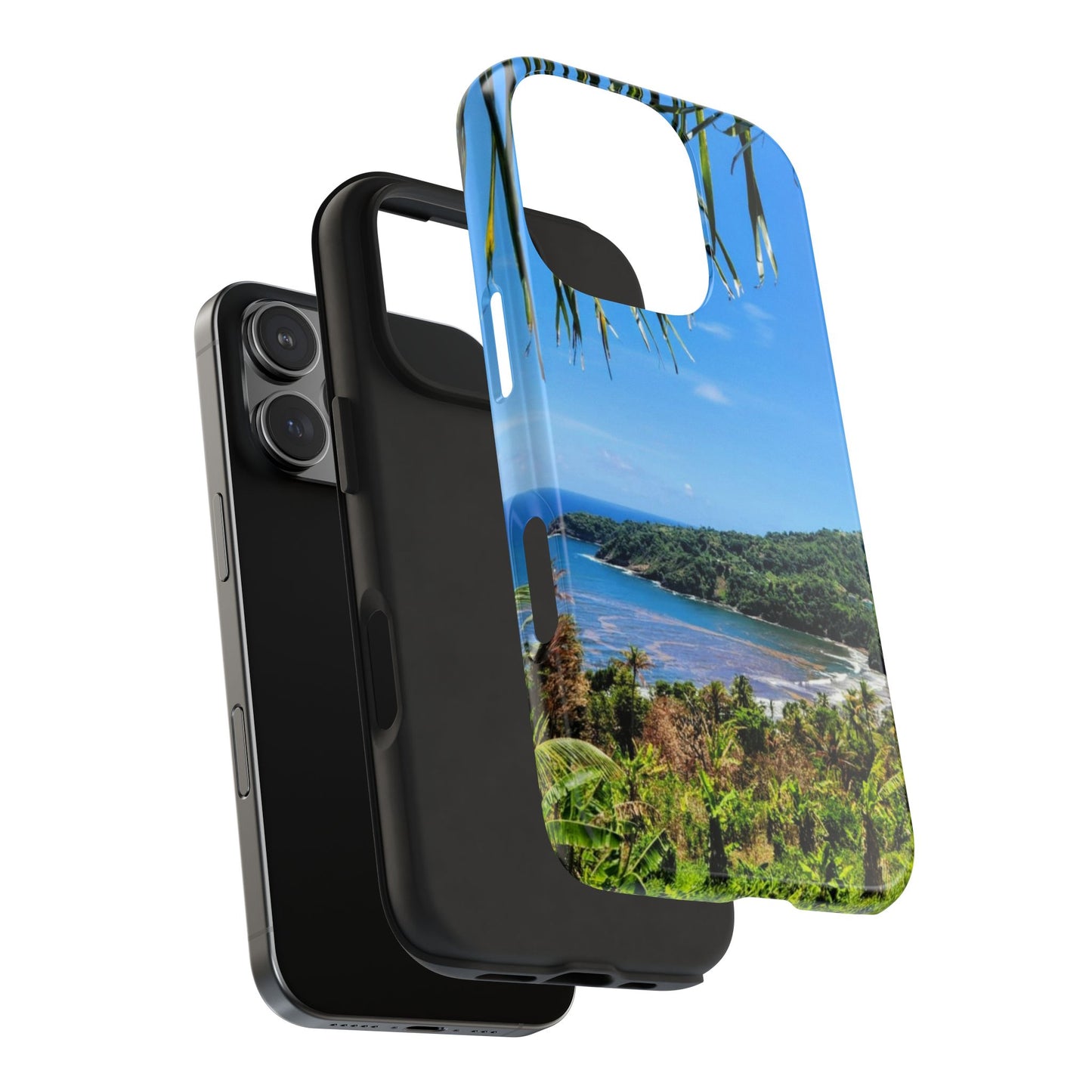 Nature-inspired tropical iphone and Samsung phone cases perfect for summer. Ideal for beach trips, vacations,