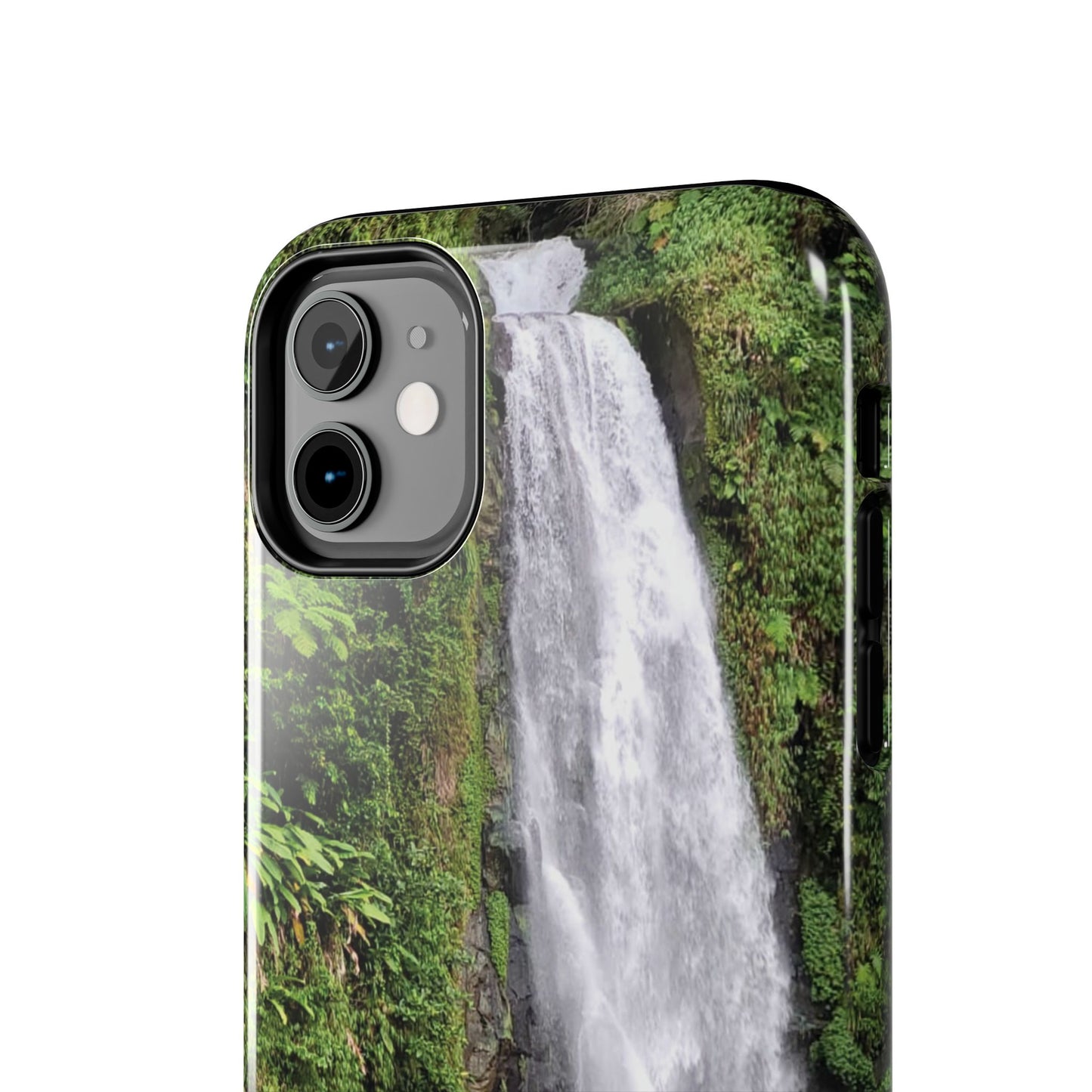 Nature Island Trafalgar Waterfall inspired Tough IPhone and Samsung phone Cases - Durable Protection for Outdoor Adventure