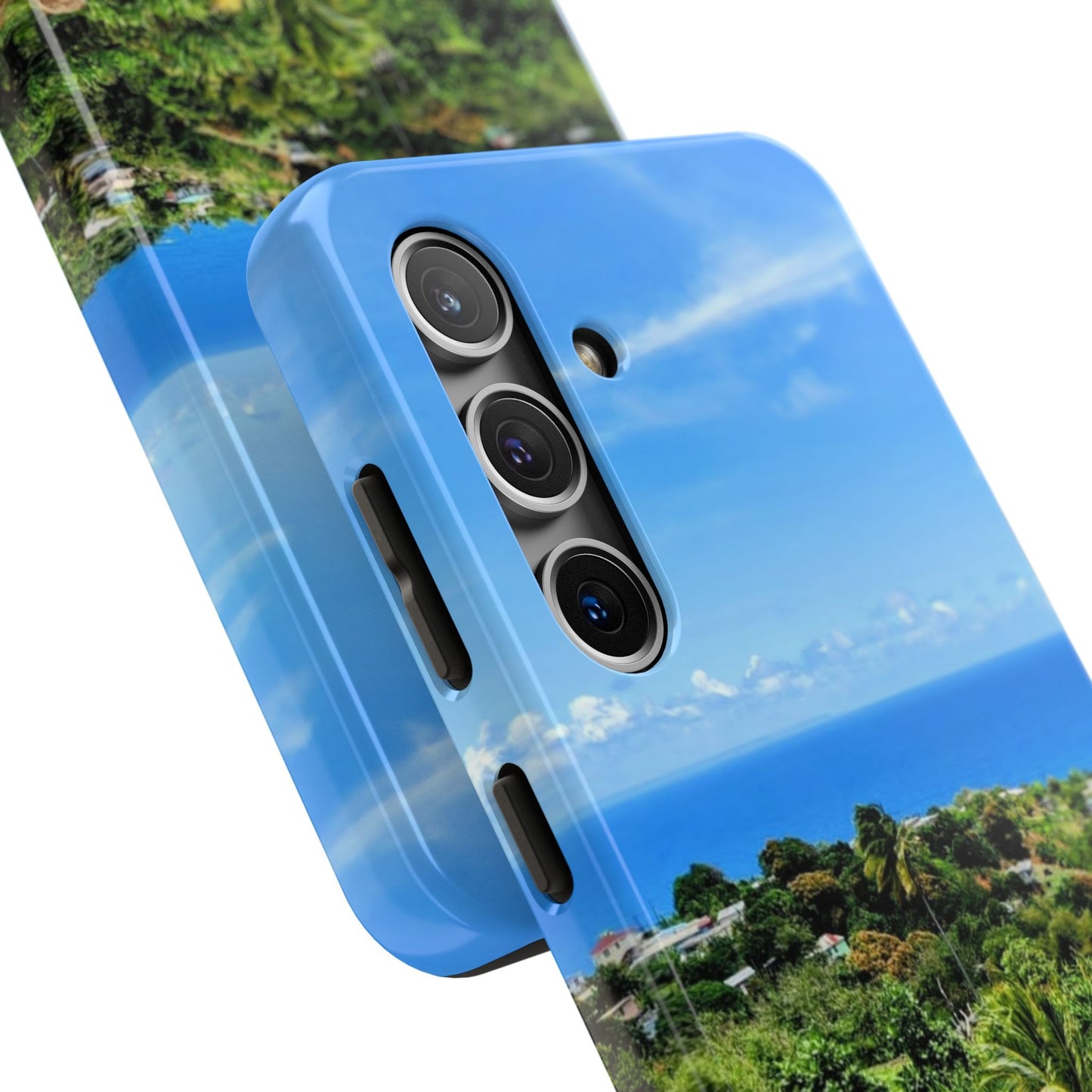 iPhone and Samsung phone Cases - Tropical Ocean View, Durable Cover for Beach Lovers
