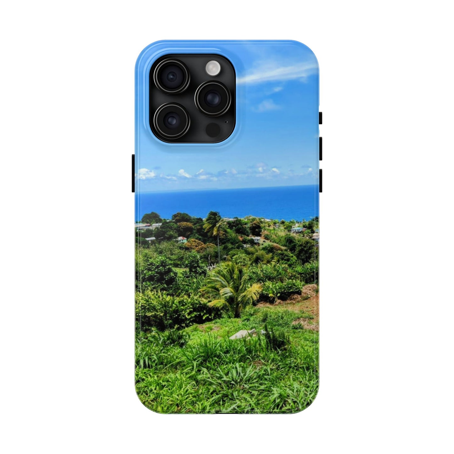 iPhone and Samsung phone Cases - Tropical Ocean View, Durable Cover for Beach Lovers