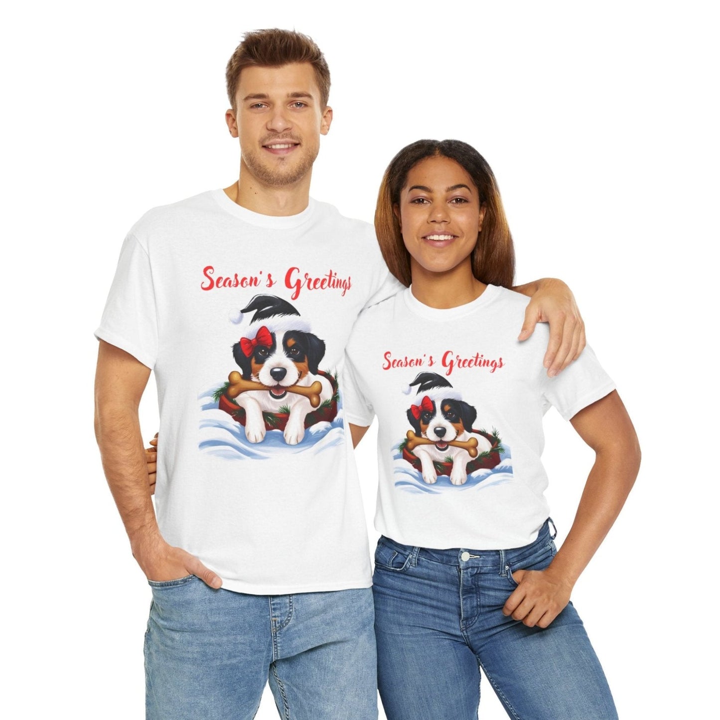Cute Puppy Holiday T-shirt