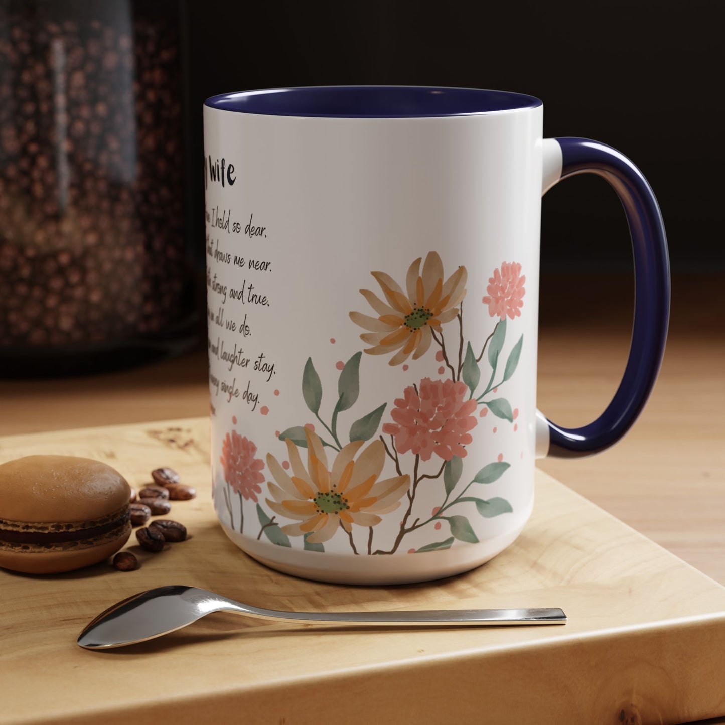 Wife - Love Prayer Coffee Mug, Mother's Day, birthdays, any occasion – 11 oz & 15 oz