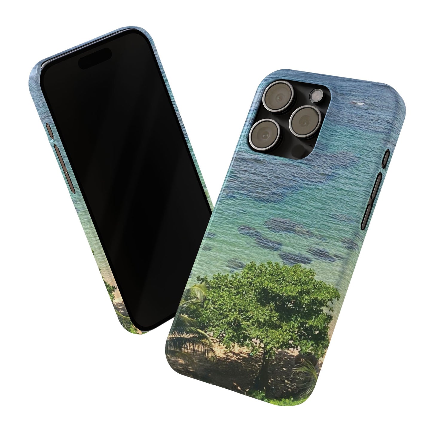 iPhone cases - Coastal Vibes Slim Phone Case