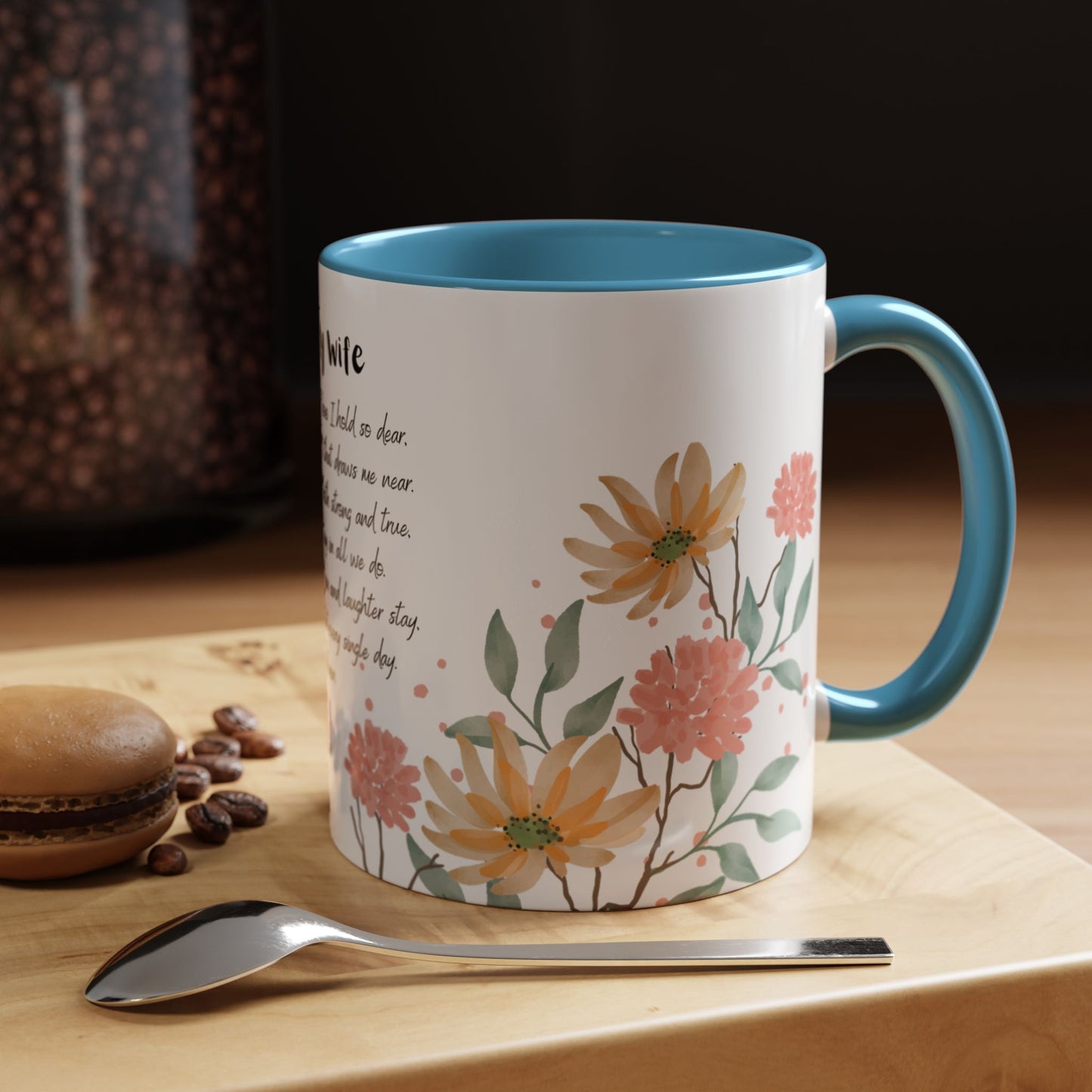 Wife - Love Prayer Coffee Mug, Mother's Day, birthdays, any occasion – 11 oz & 15 oz