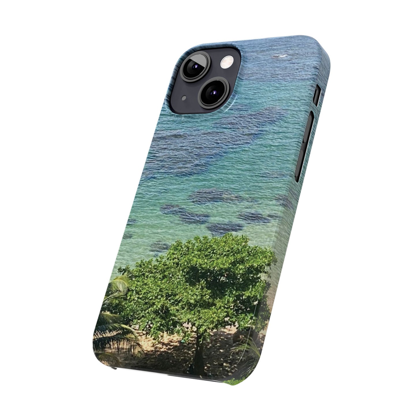 iPhone cases - Coastal Vibes Slim Phone Case