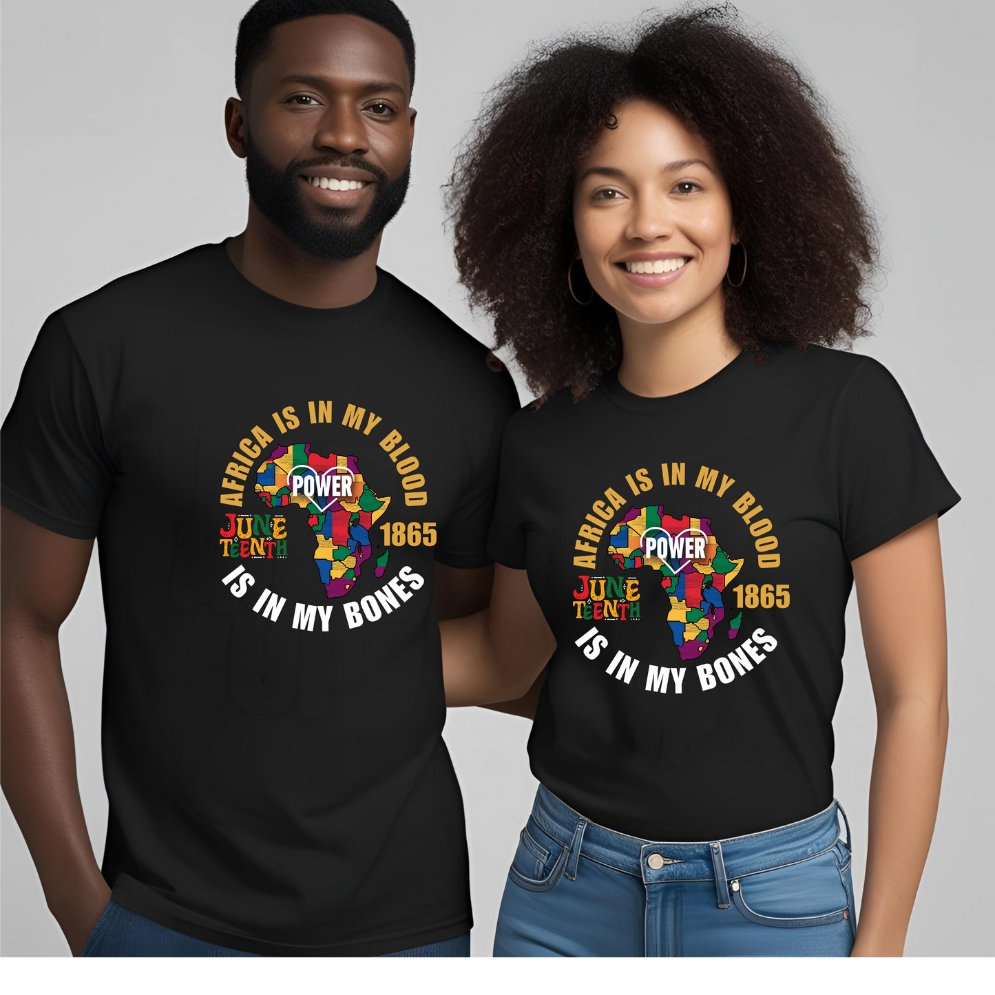 Juneteenth Power T-Shirt, Family gathering, chanting, Community celebration, Juneteenth celebration