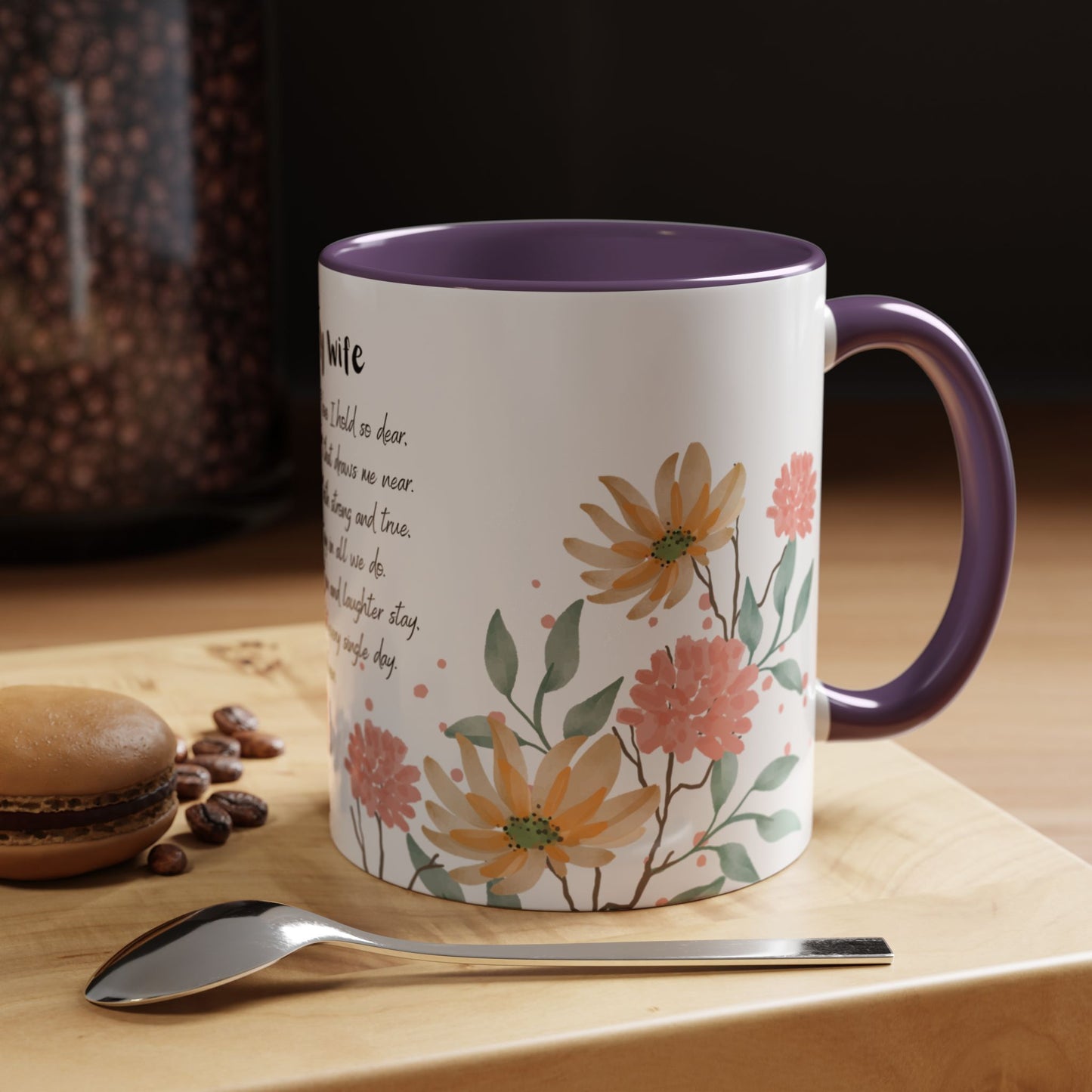Wife - Love Prayer Coffee Mug, Mother's Day, birthdays, any occasion – 11 oz & 15 oz