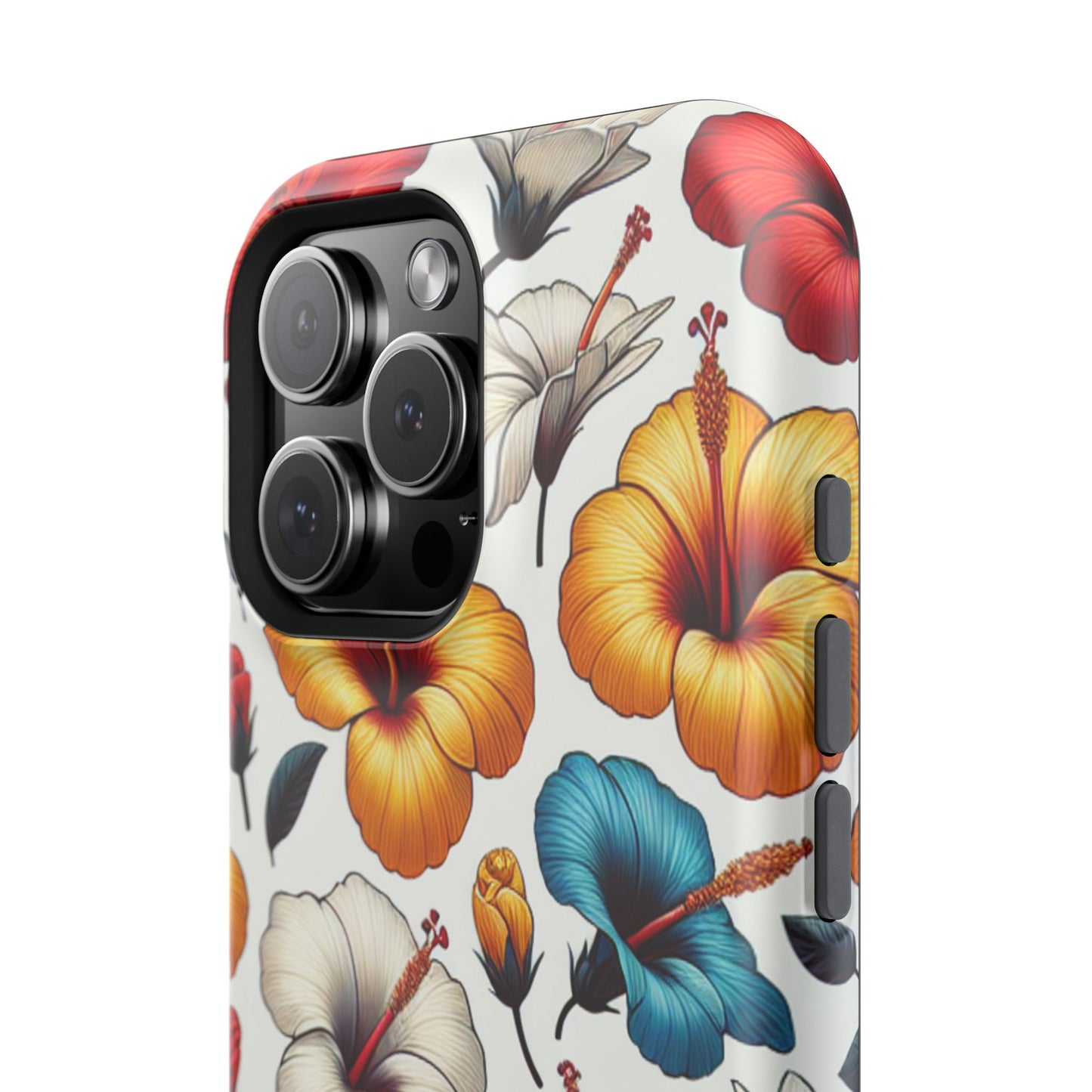 Hibiscus Bloom Impact-Resistant Phone Case – Bold Floral Protection