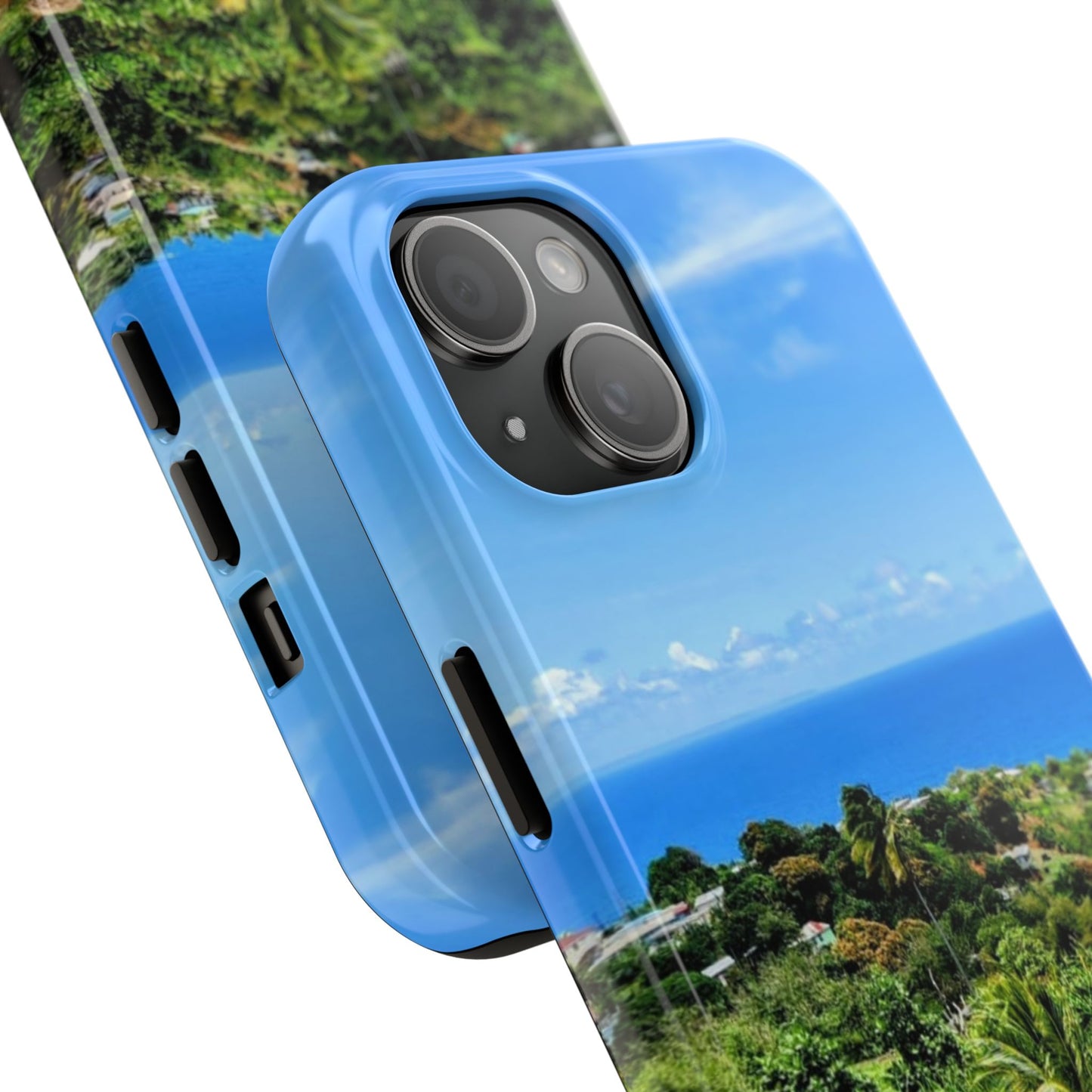 iPhone and Samsung phone Cases - Tropical Ocean View, Durable Cover for Beach Lovers