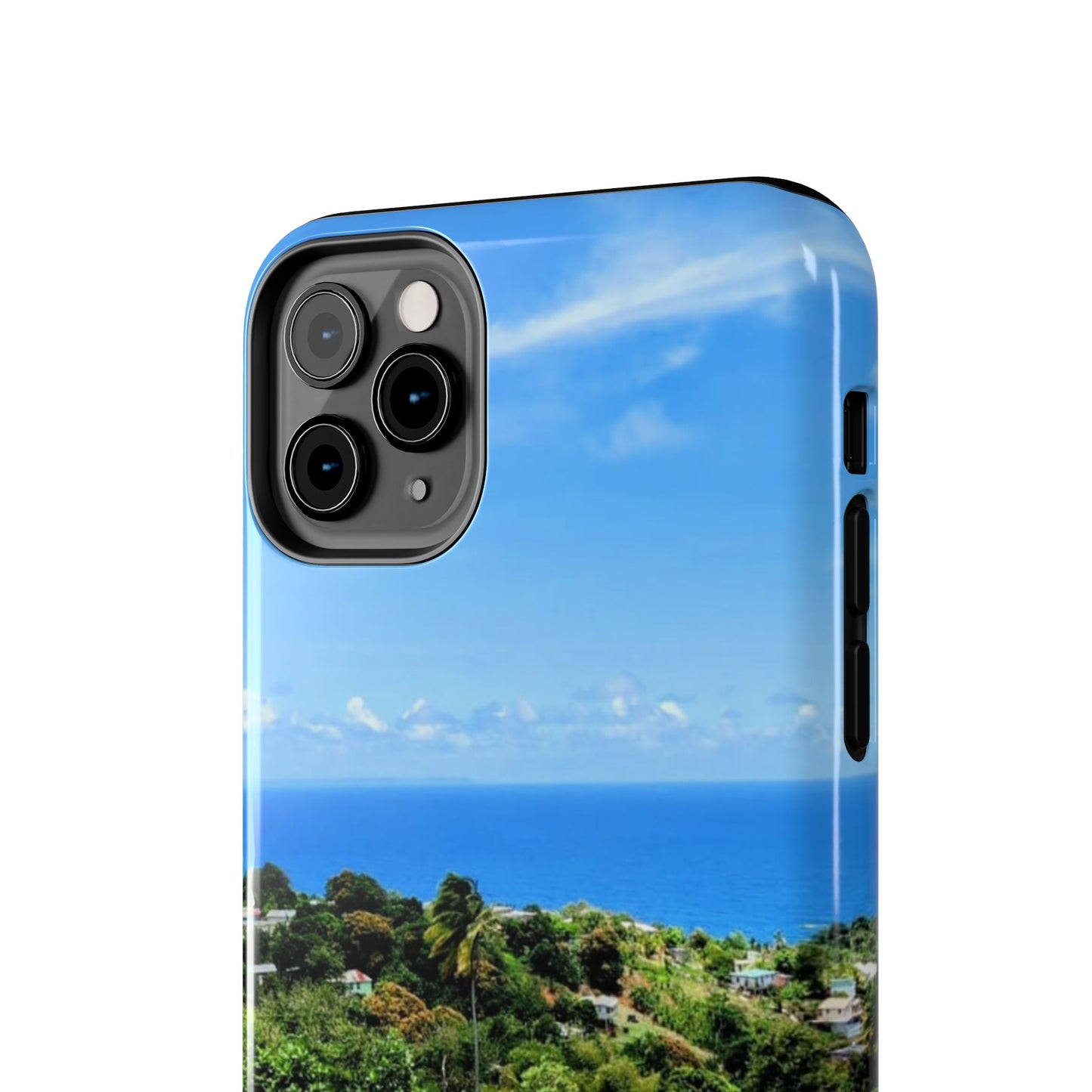 iPhone and Samsung phone Cases - Tropical Ocean View, Durable Cover for Beach Lovers