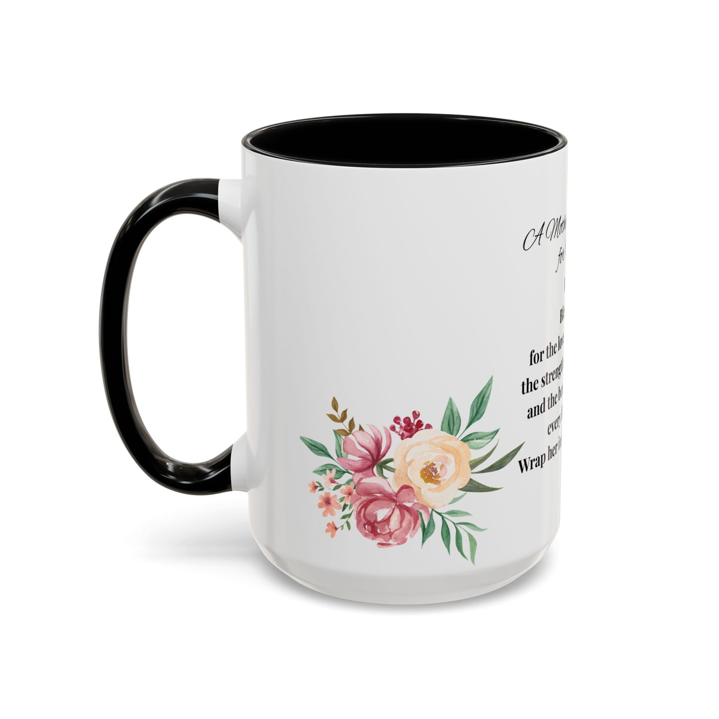 Sister Prayer Mother's Day Coffee Mug - Perfect Mother's Day Gift, Floral design