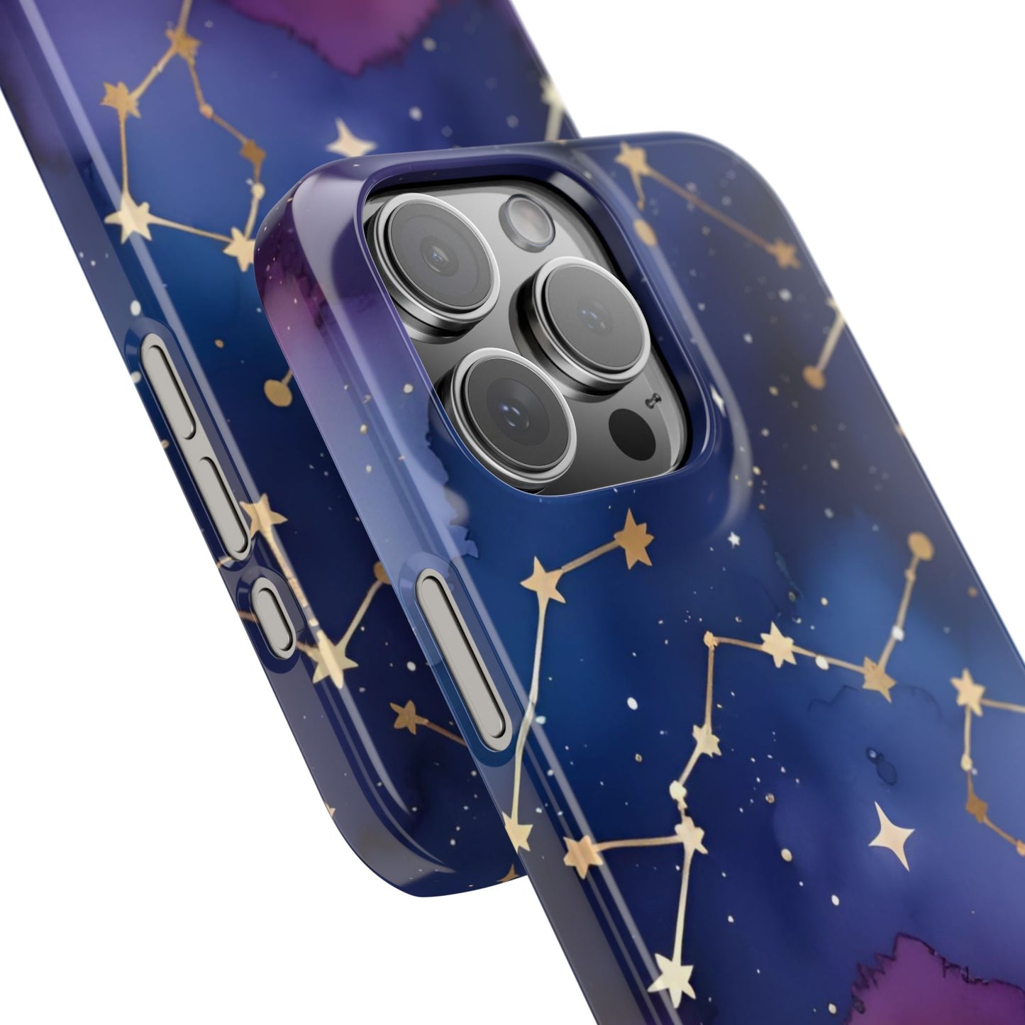 Galaxy Slim Phone Case - Cosmic Constellation Design for Stargazers and Astrology Lovers