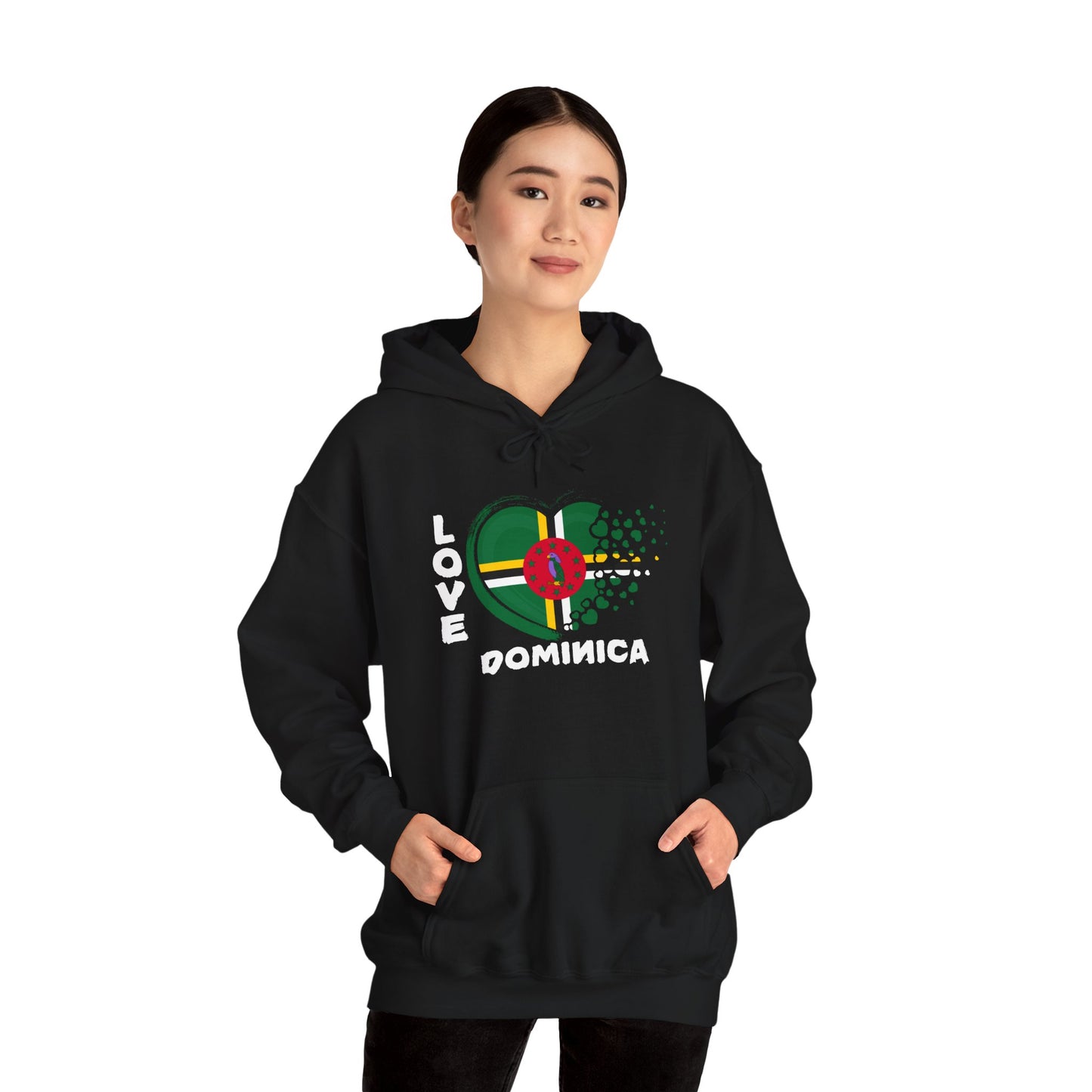 Love Dominica Hoodie - Unisex, Souvenir, Birthday, Christmas, Family