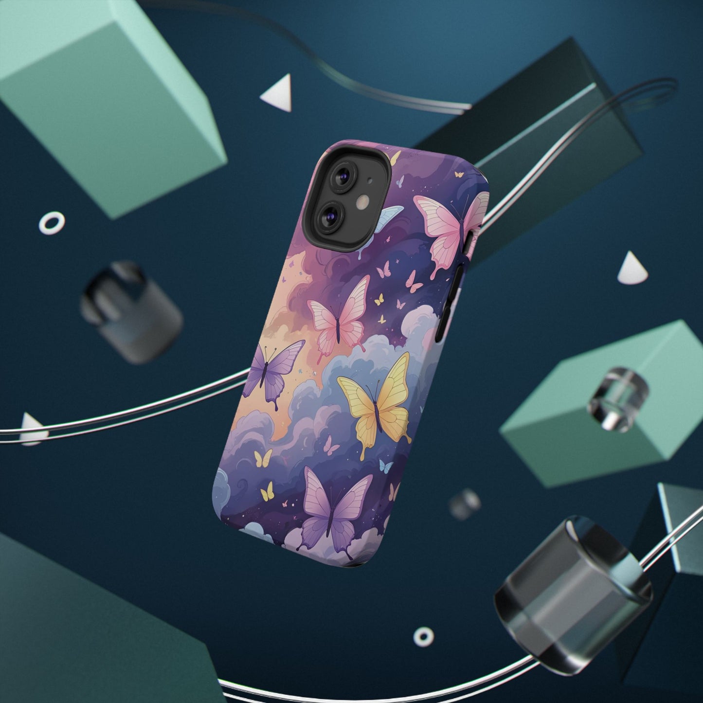 Whimsical Butterfly Phone Case – Nature-Inspired Protection in Vibrant Color