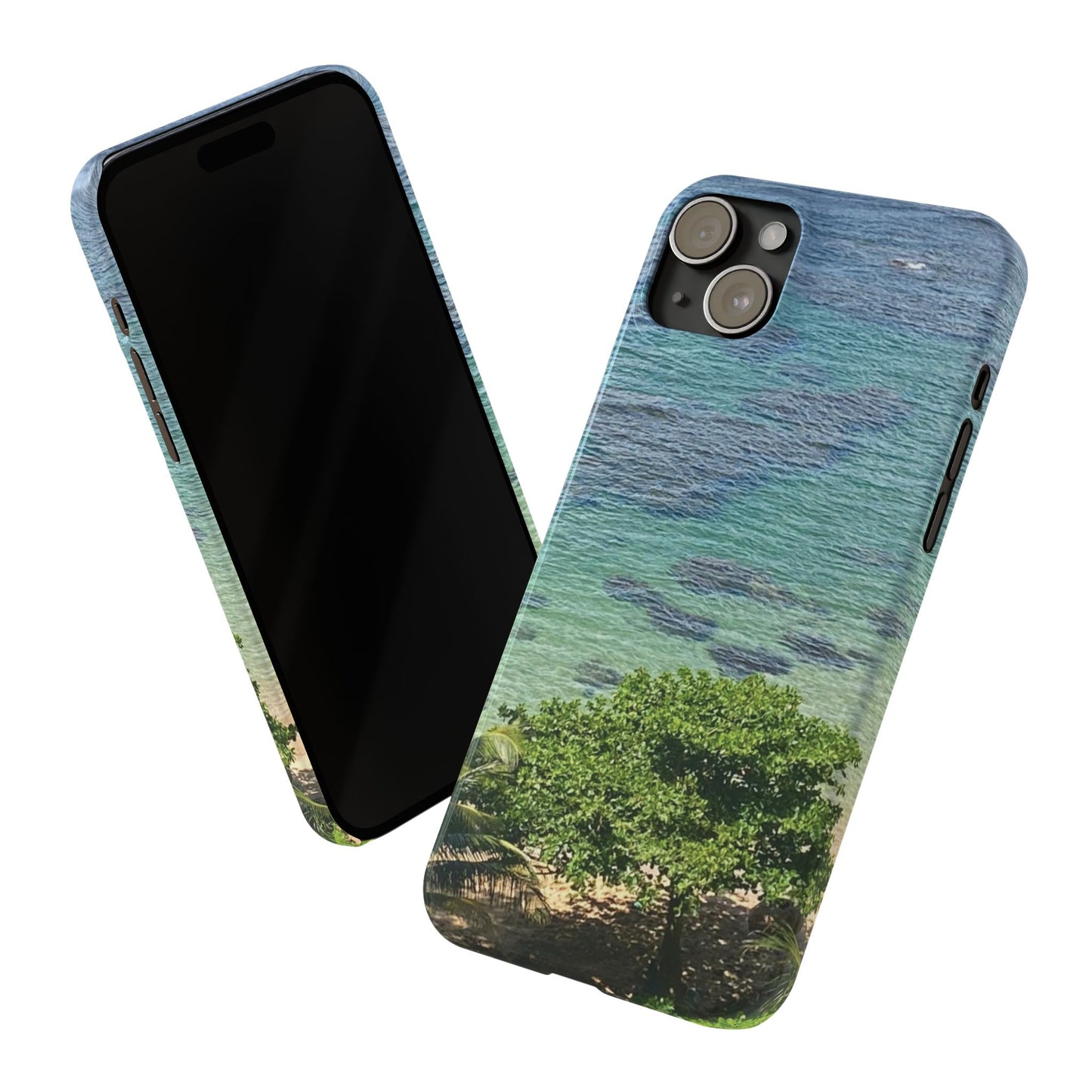 iPhone cases - Coastal Vibes Slim Phone Case