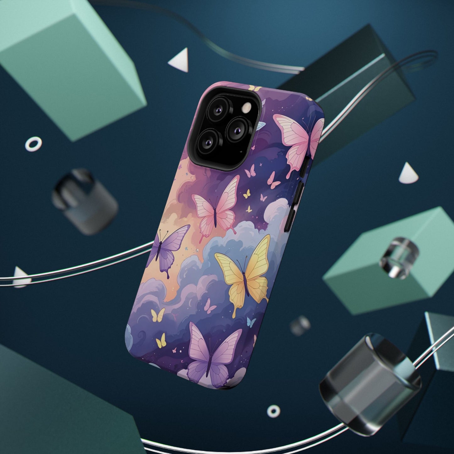 Whimsical Butterfly Phone Case – Nature-Inspired Protection in Vibrant Color