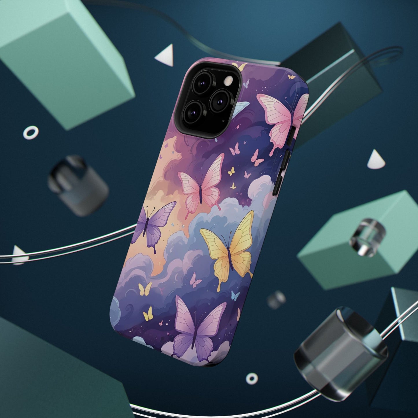 Whimsical Butterfly Phone Case – Nature-Inspired Protection in Vibrant Color