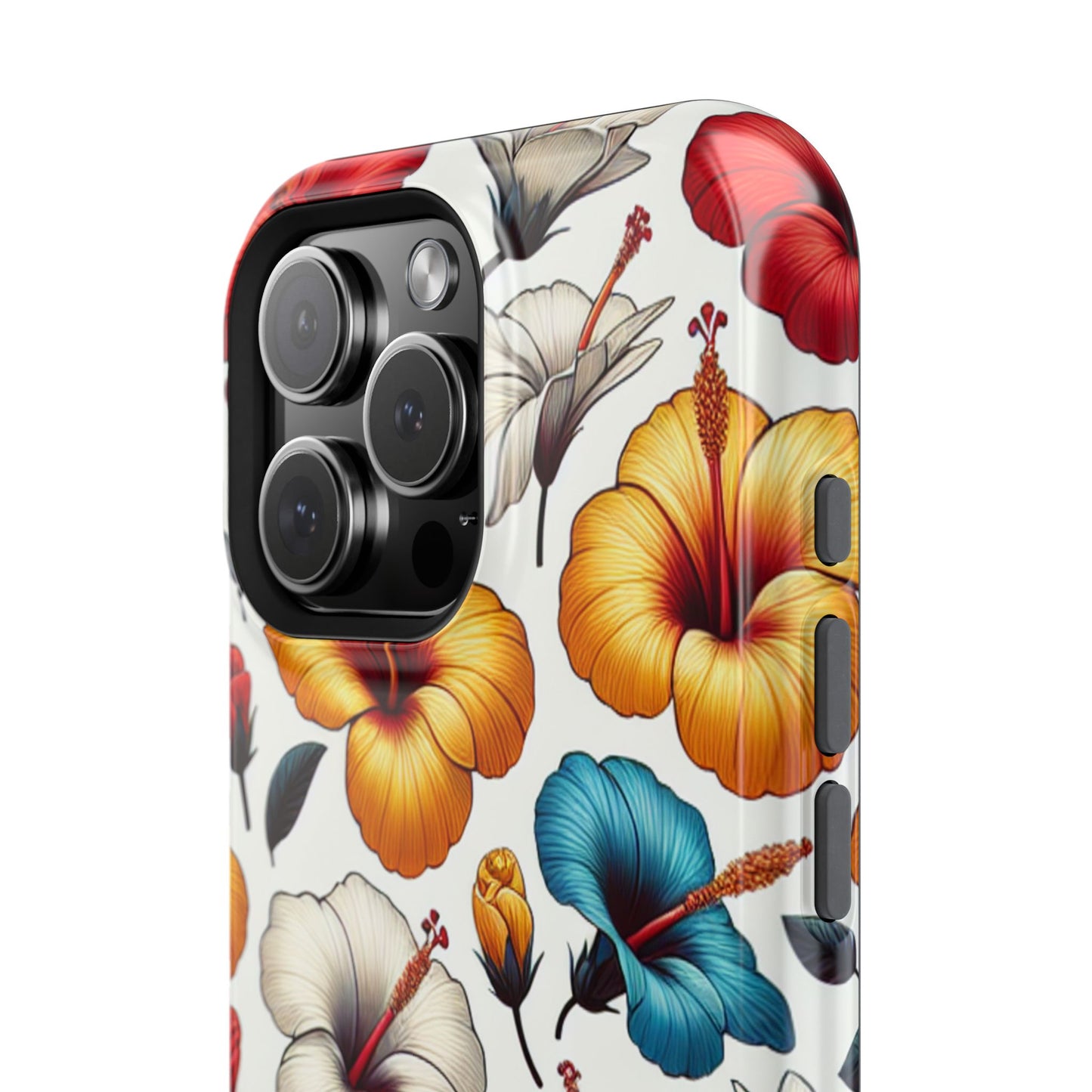 Hibiscus Bloom Impact-Resistant Phone Case – Bold Floral Protection