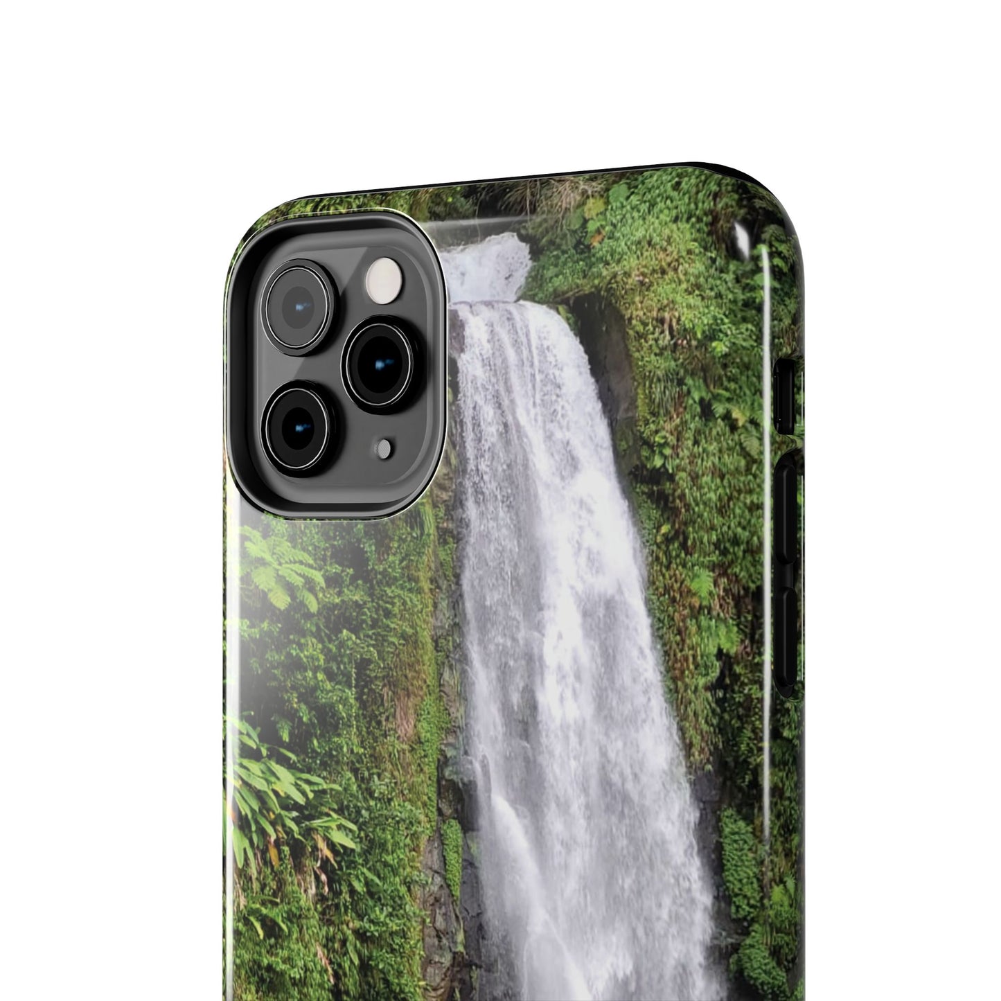 Nature Island Trafalgar Waterfall inspired Tough IPhone and Samsung phone Cases - Durable Protection for Outdoor Adventure