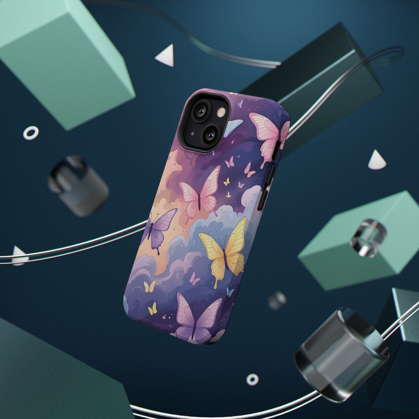 Whimsical Butterfly Phone Case – Nature-Inspired Protection in Vibrant Color