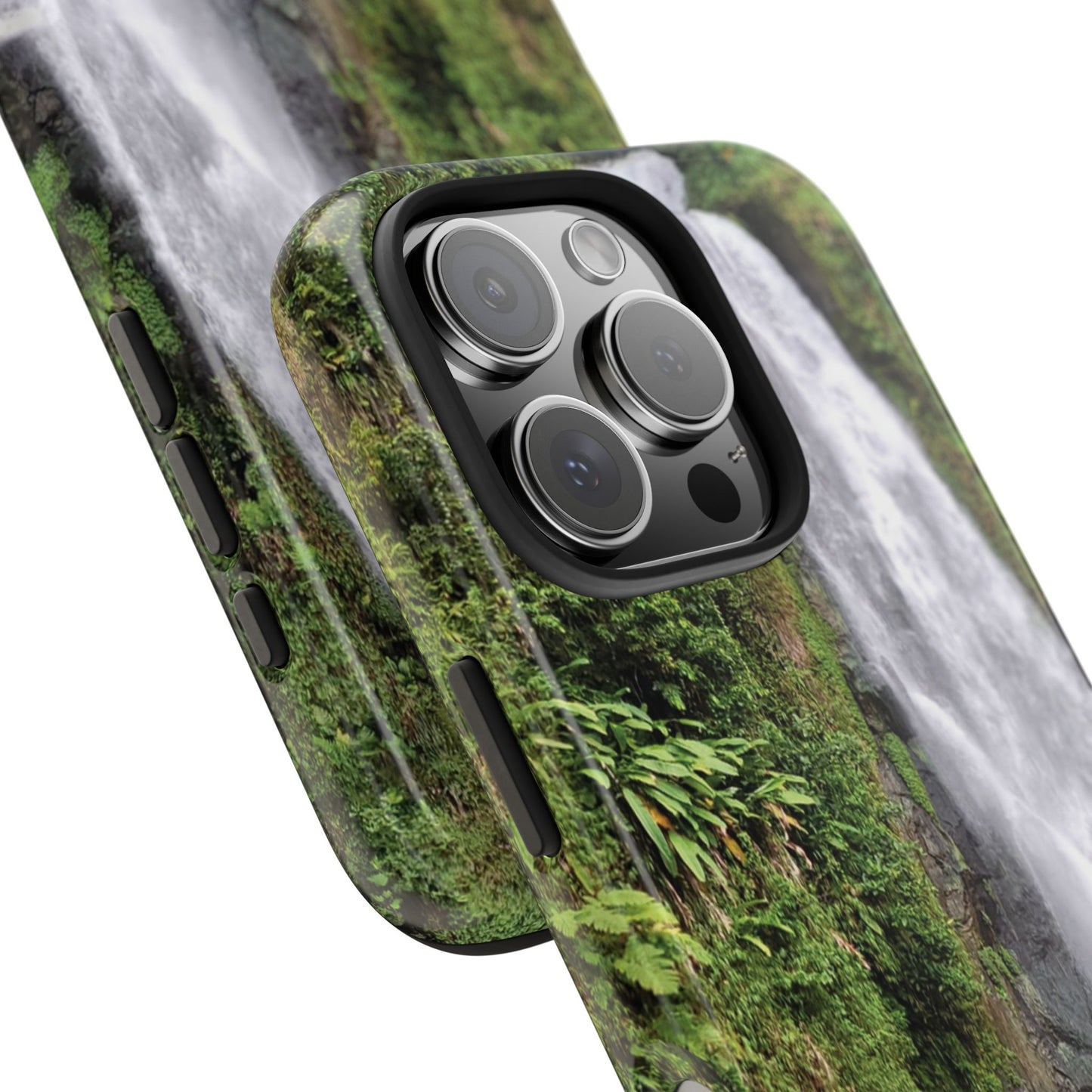 Nature Island Trafalgar Waterfall inspired Tough IPhone and Samsung phone Cases - Durable Protection for Outdoor Adventure