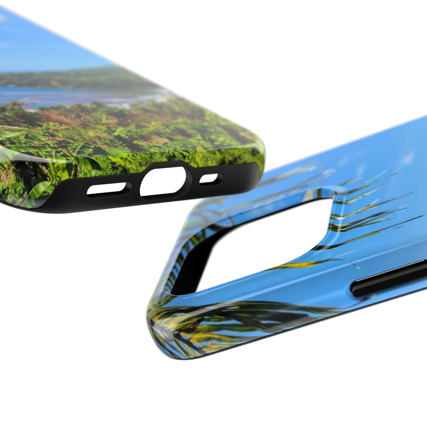 Nature-inspired tropical iphone and Samsung phone cases perfect for summer. Ideal for beach trips, vacations,