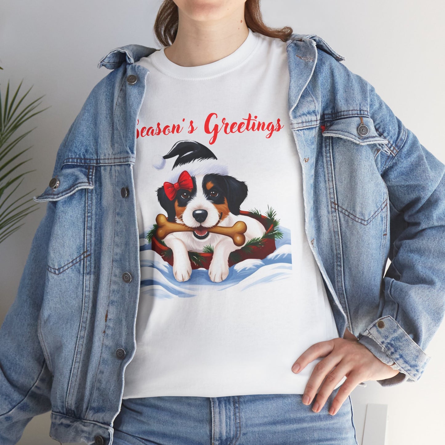 Cute Puppy Holiday T-shirt