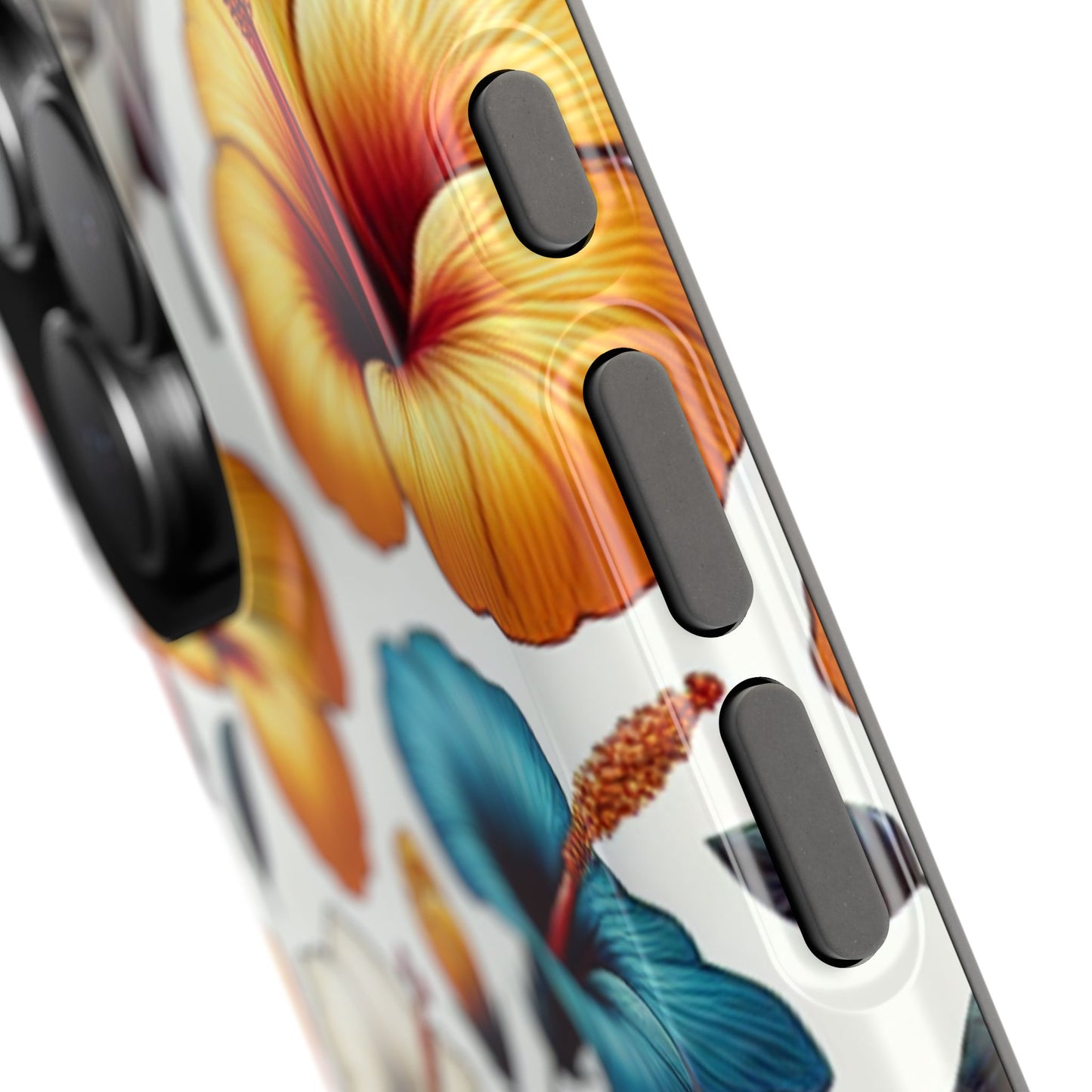 Hibiscus Bloom Impact-Resistant Phone Case – Bold Floral Protection