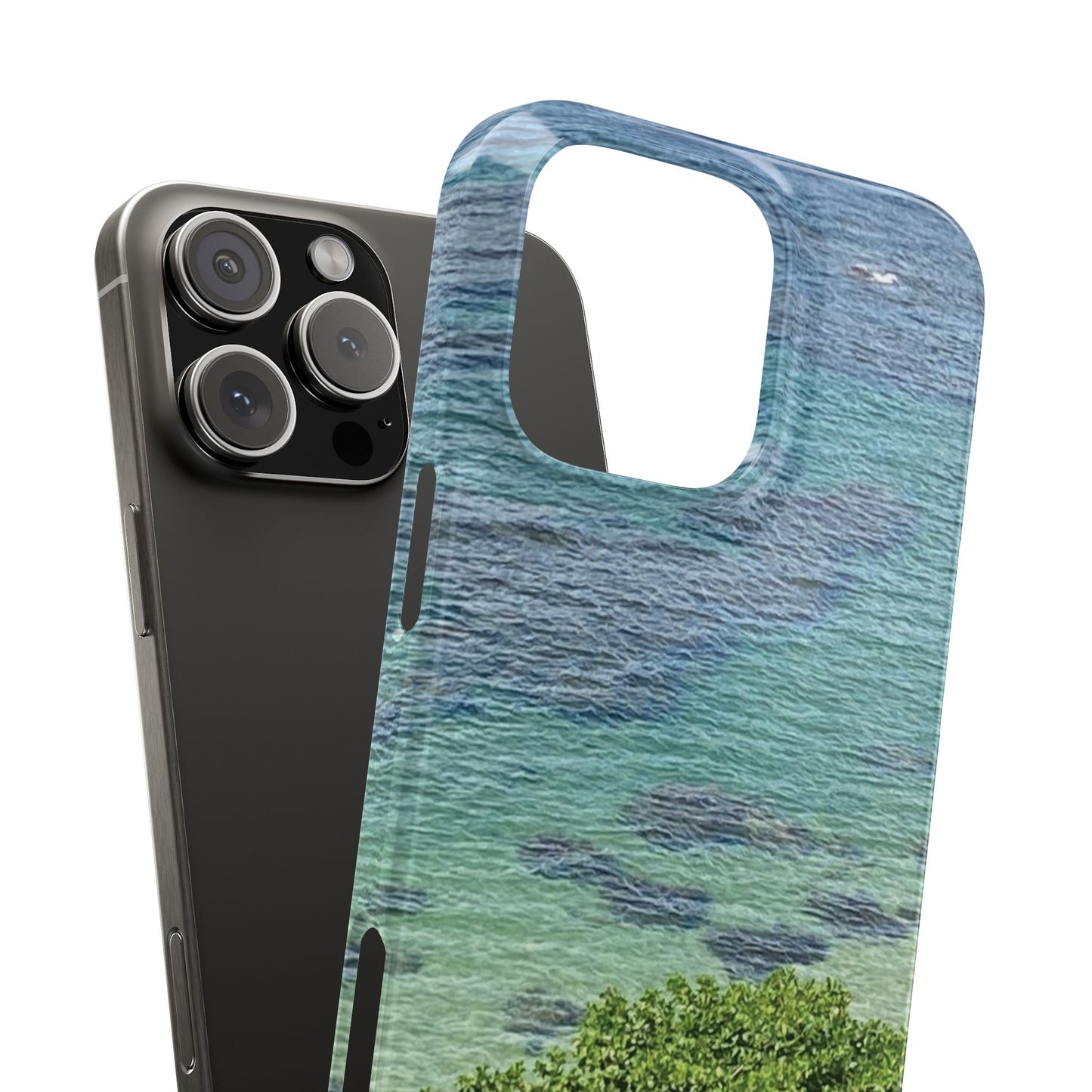 iPhone cases - Coastal Vibes Slim Phone Case