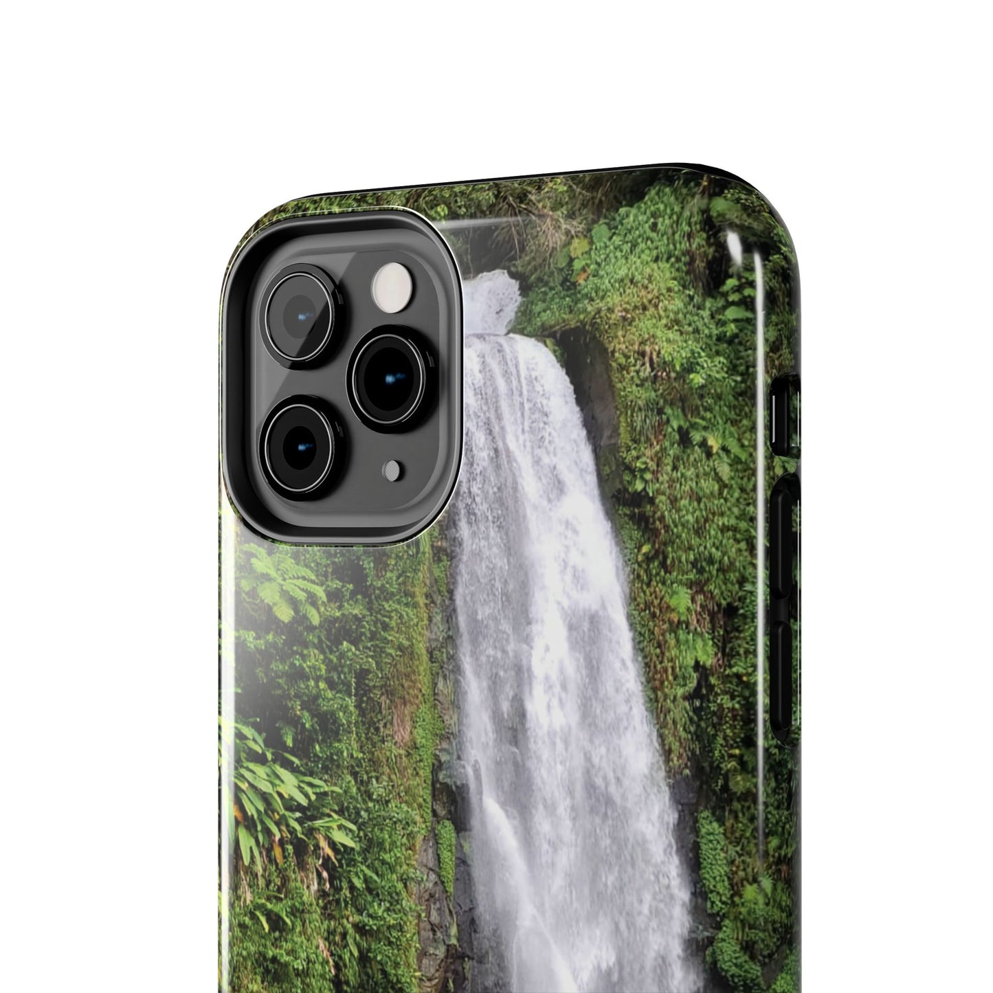Nature Island Trafalgar Waterfall inspired Tough IPhone and Samsung phone Cases - Durable Protection for Outdoor Adventure