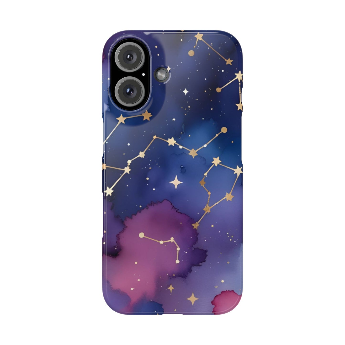 Galaxy Slim Phone Case - Cosmic Constellation Design for Stargazers and Astrology Lovers