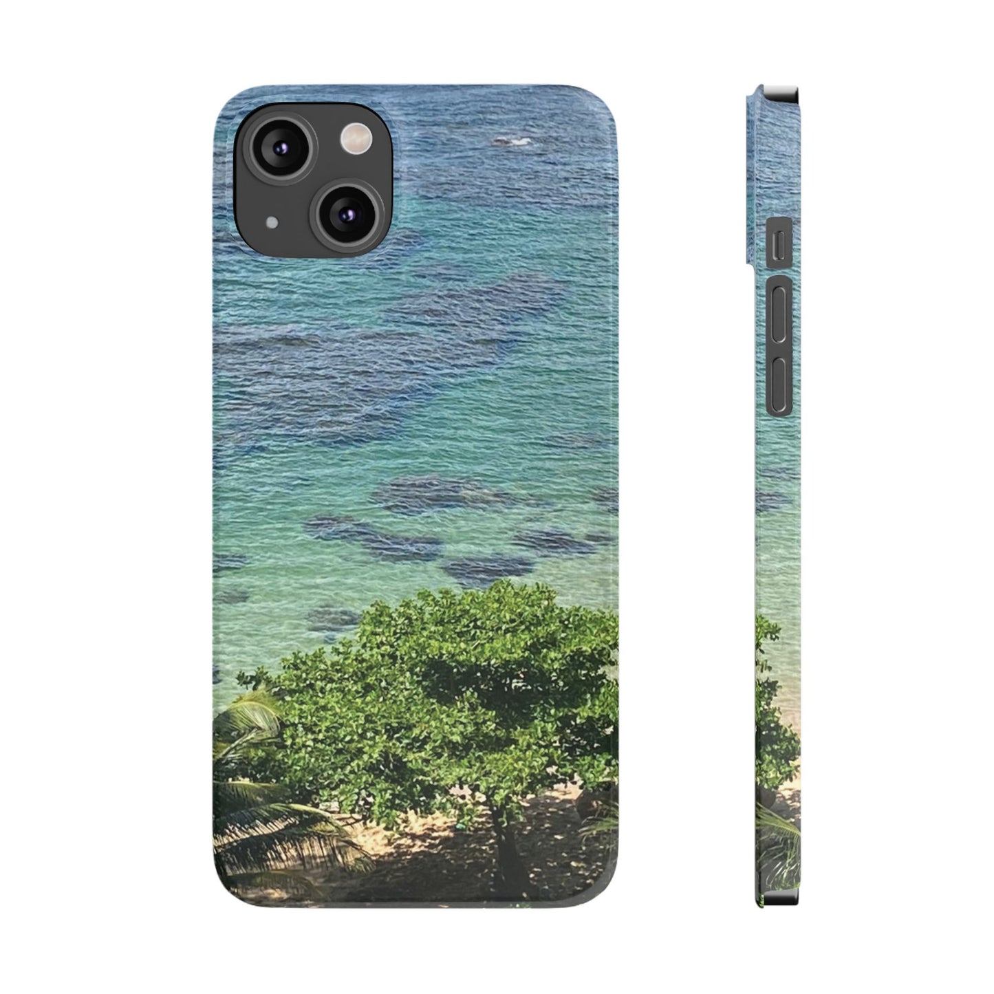iPhone cases - Coastal Vibes Slim Phone Case