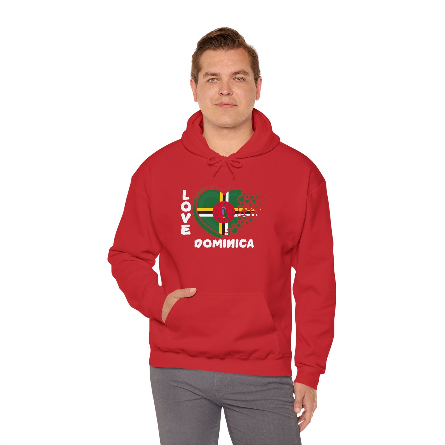 Love Dominica Hoodie - Unisex, Souvenir, Birthday, Christmas, Family