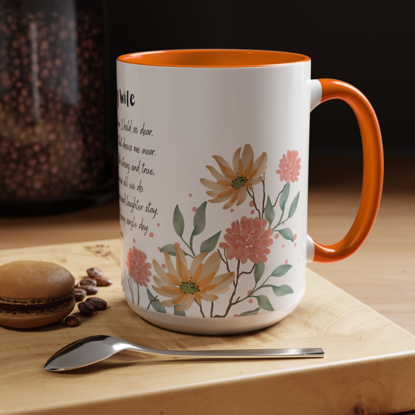 Wife - Love Prayer Coffee Mug, Mother's Day, birthdays, any occasion – 11 oz & 15 oz