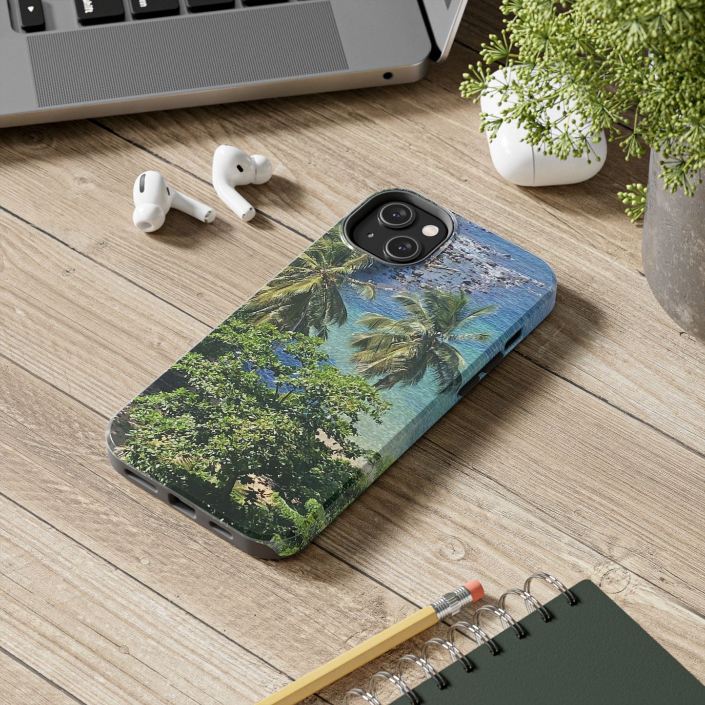 Tough Phone Case - Tropical Summer Vibes, Gift for Travelers and Nature Lovers