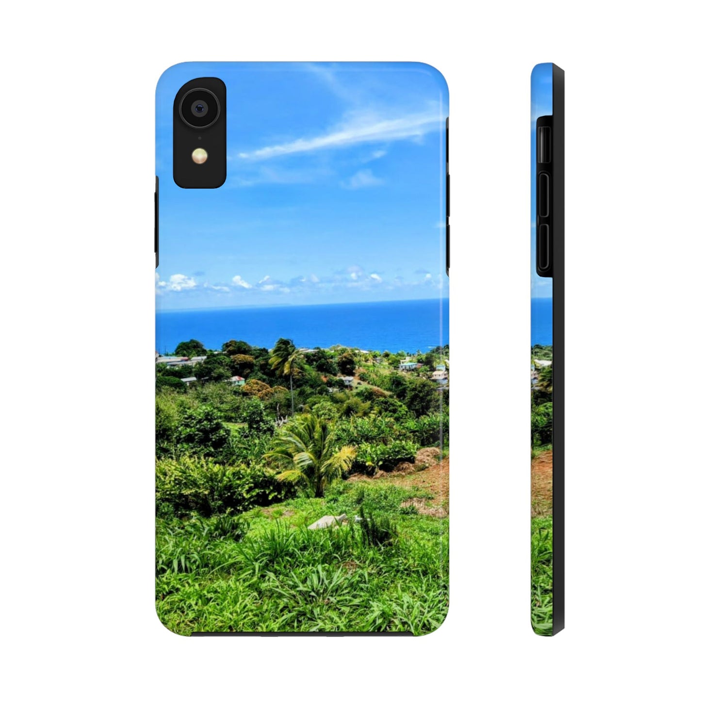 iPhone and Samsung phone Cases - Tropical Ocean View, Durable Cover for Beach Lovers