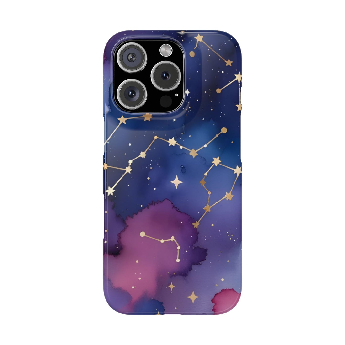 Galaxy Slim Phone Case - Cosmic Constellation Design for Stargazers and Astrology Lovers
