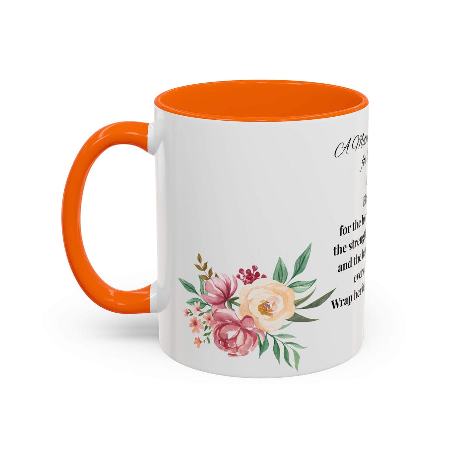 Sister Prayer Mother's Day Coffee Mug - Perfect Mother's Day Gift, Floral design