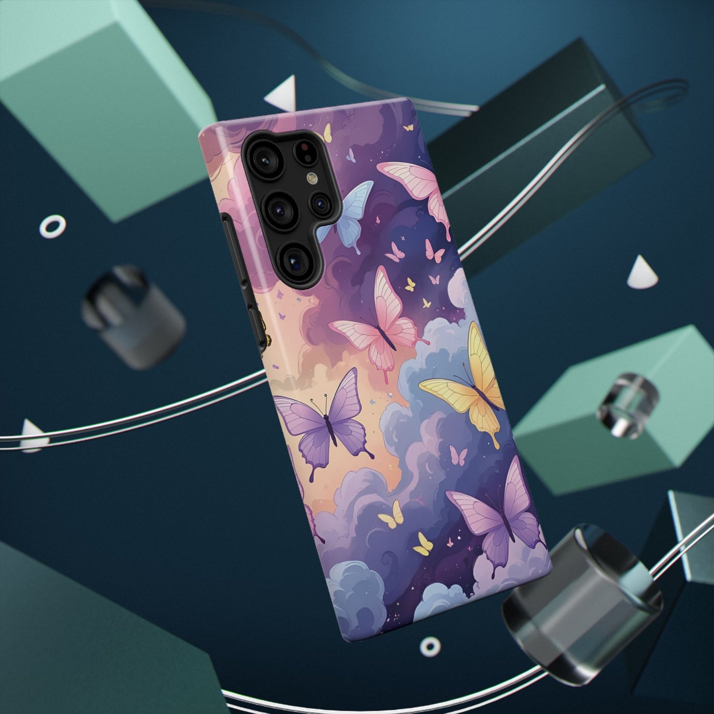 Whimsical Butterfly Phone Case – Nature-Inspired Protection in Vibrant Color