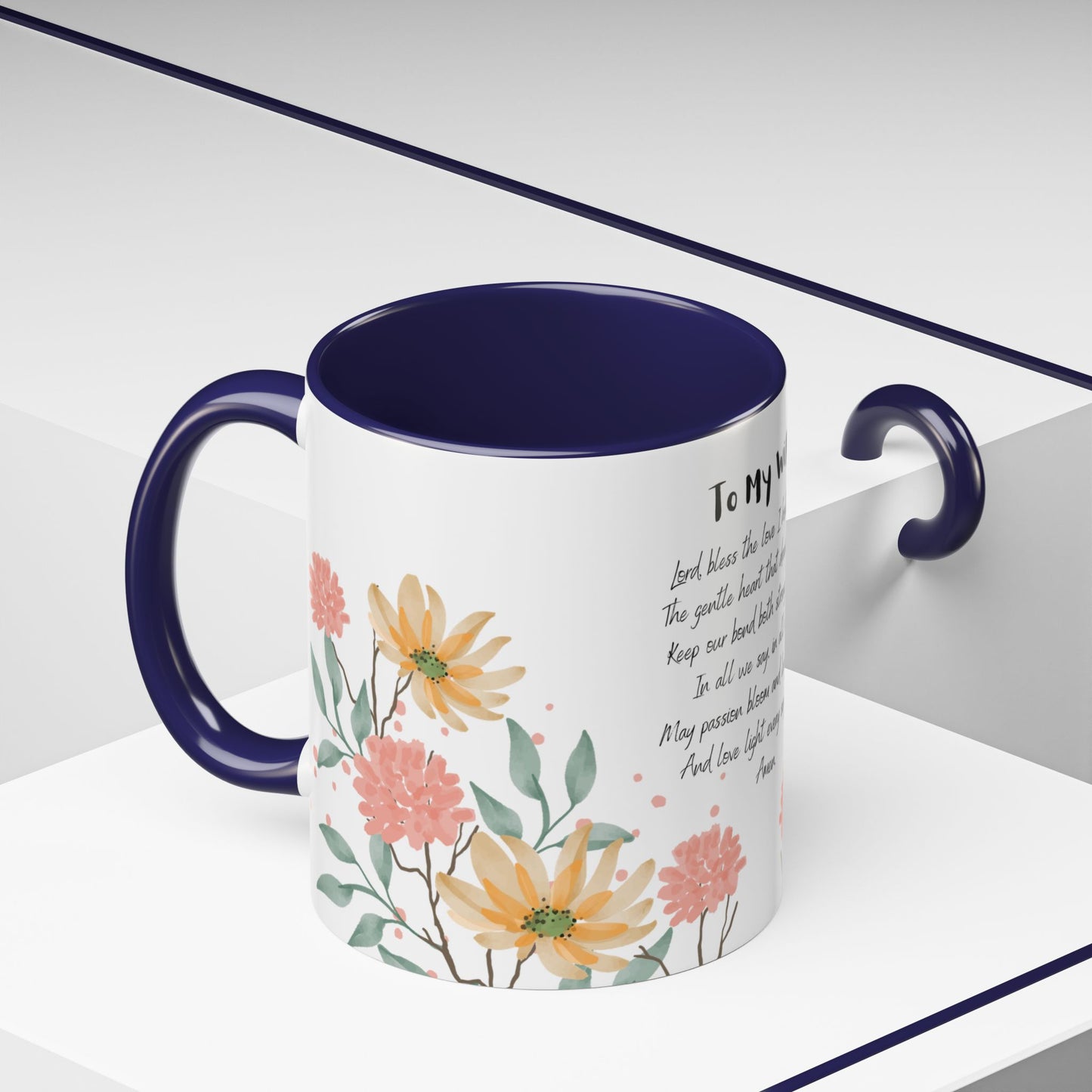 Wife - Love Prayer Coffee Mug, Mother's Day, birthdays, any occasion – 11 oz & 15 oz